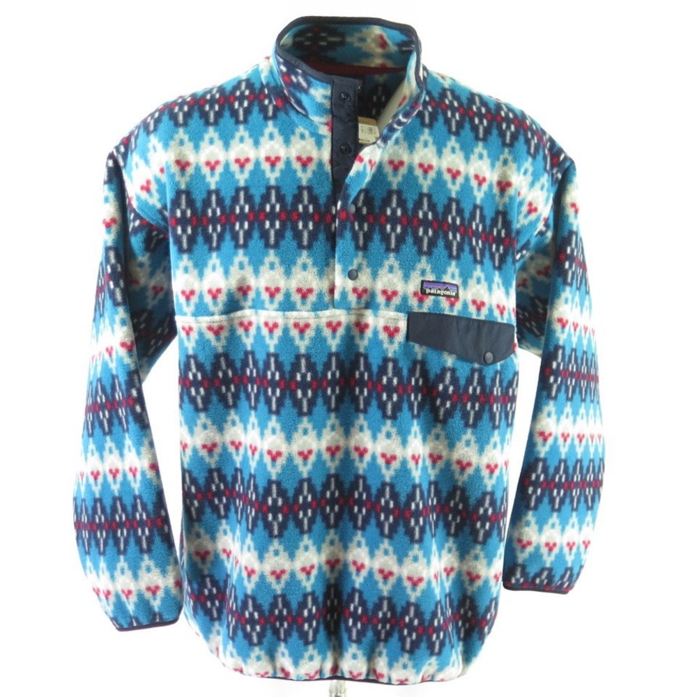 Patagonia synchilla pullover - forest carpet color